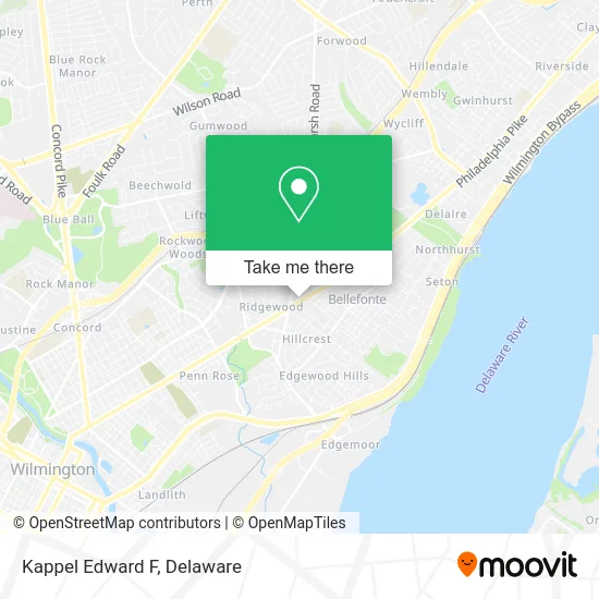 Kappel Edward F map