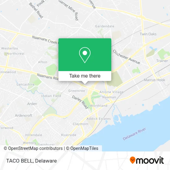 TACO BELL map