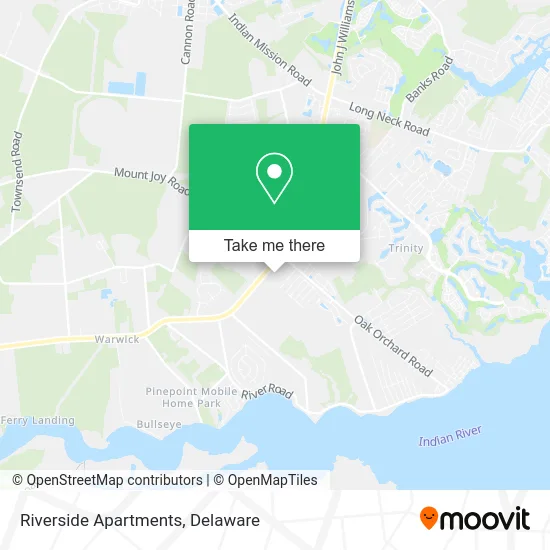 Riverside Apartments map