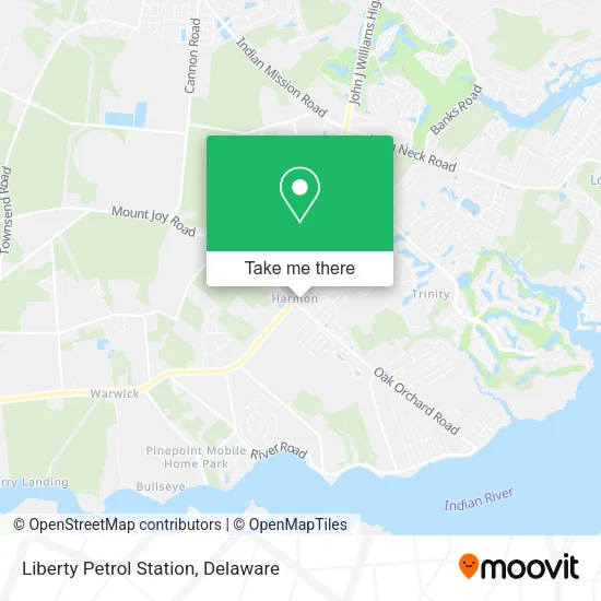 Liberty Petrol Station map