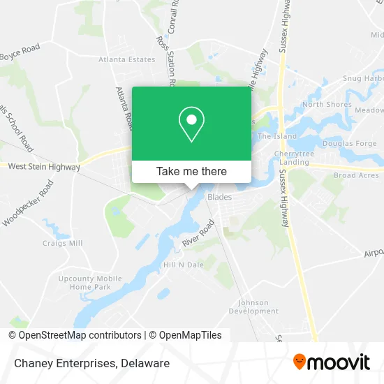 Chaney Enterprises map