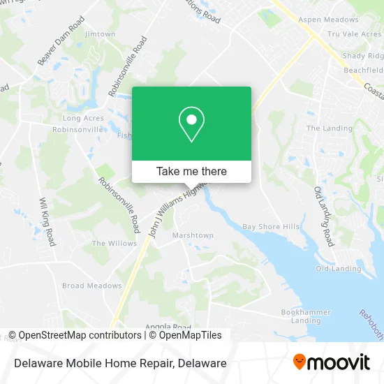 Delaware Mobile Home Repair map