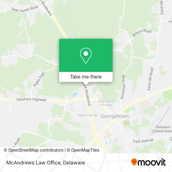 McAndrews Law Office map