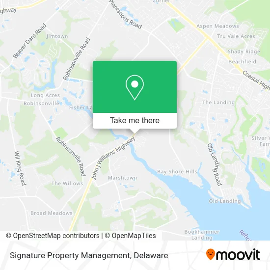 Signature Property Management map