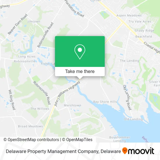 Delaware Property Management Company map