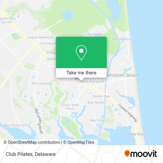Club Pilates map