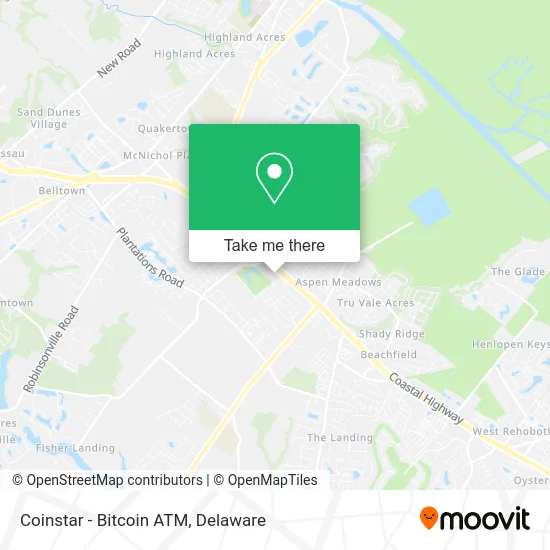 Coinstar - Bitcoin ATM map