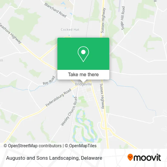Augusto and Sons Landscaping map