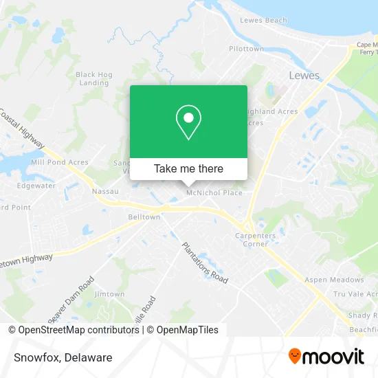 Snowfox map