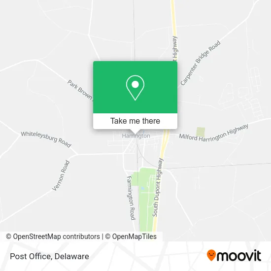 Post Office map