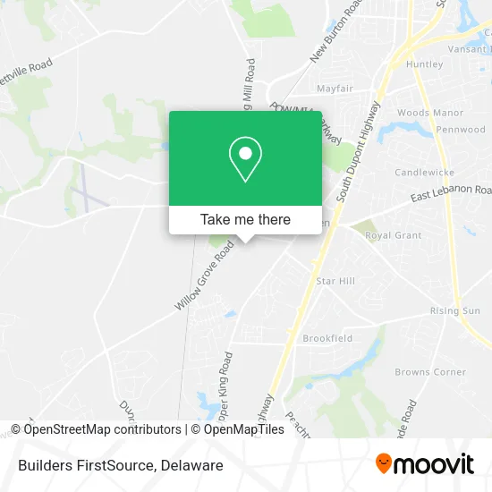 Builders FirstSource map
