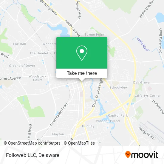 Followeb LLC map