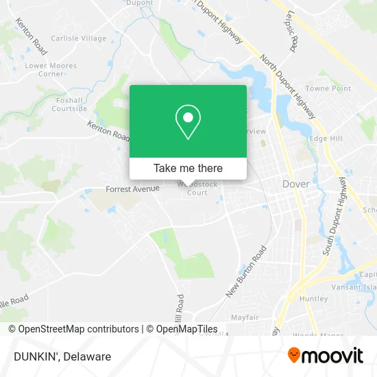 DUNKIN' map