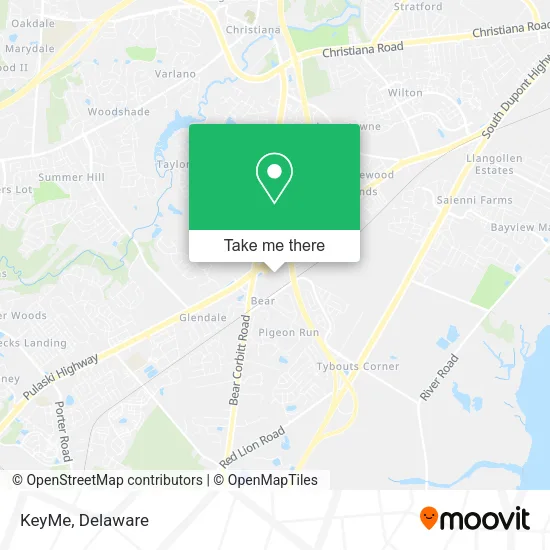 KeyMe map