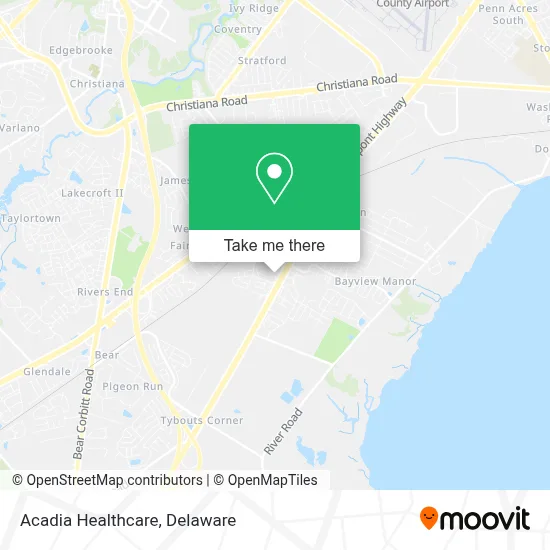 Acadia Healthcare map