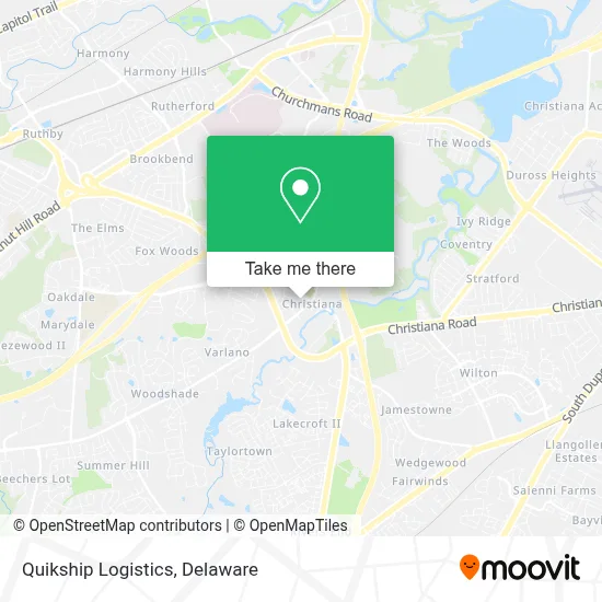 Quikship Logistics map