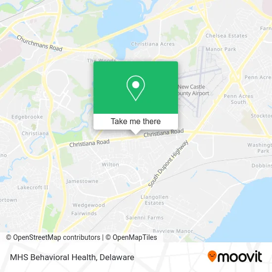 MHS Behavioral Health map