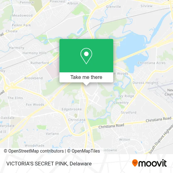 VICTORIA'S SECRET PINK map