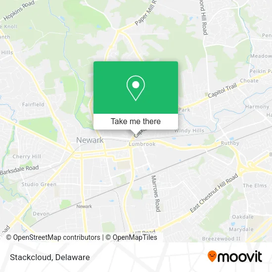 Stackcloud map