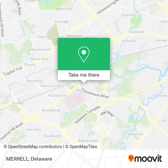 MERRELL map