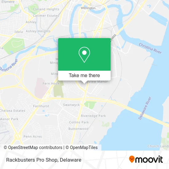 Rackbusters Pro Shop map