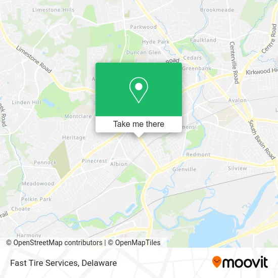 Fast Tire Services map