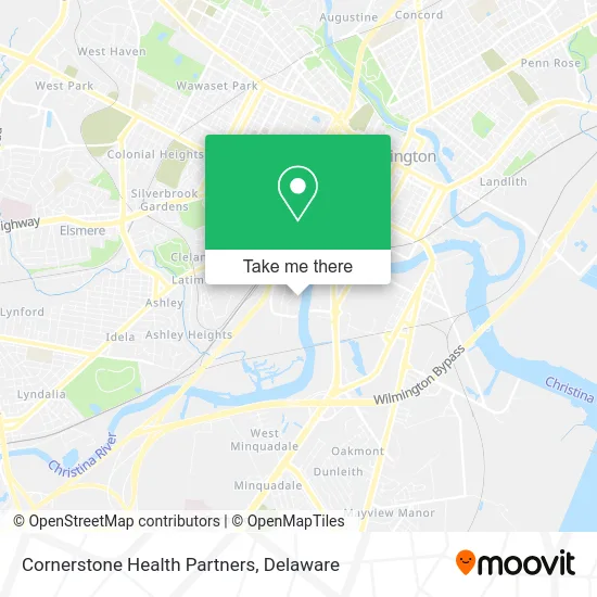 Cornerstone Health Partners map