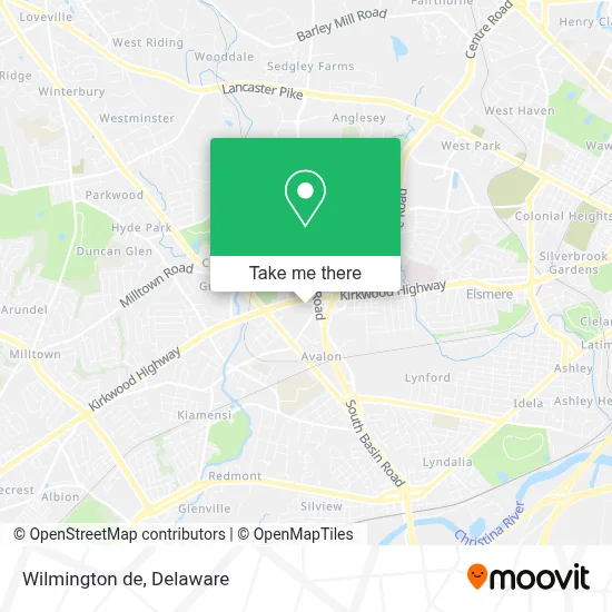 Wilmington de map