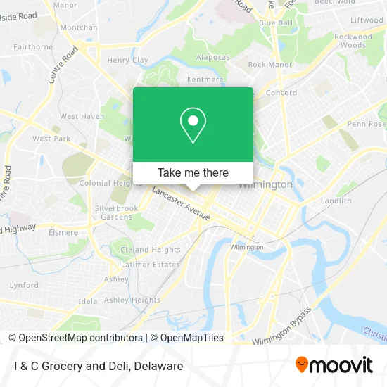 I & C Grocery and Deli map