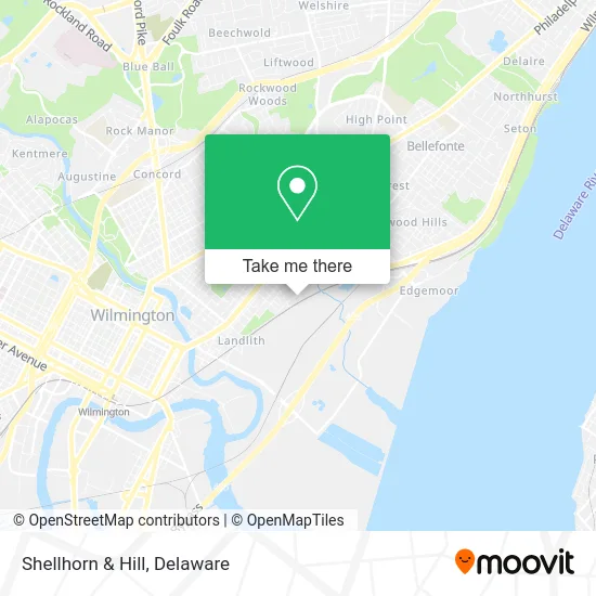 Shellhorn & Hill map