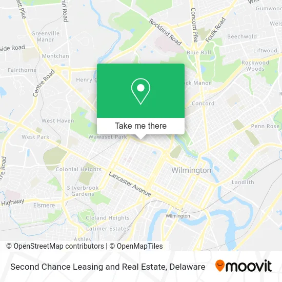Second Chance Leasing and Real Estate map