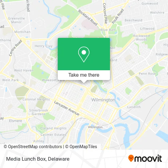 Media Lunch Box map