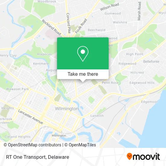 RT One Transport map