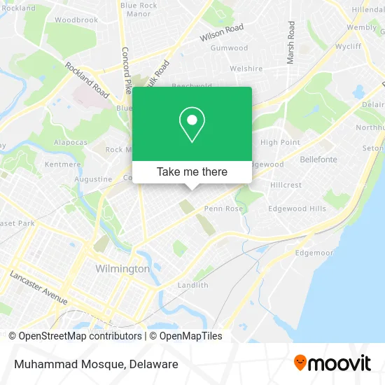 Muhammad Mosque map