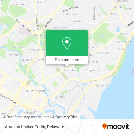 Amazon Locker-Tridib map