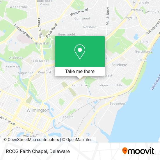 RCCG Faith Chapel map