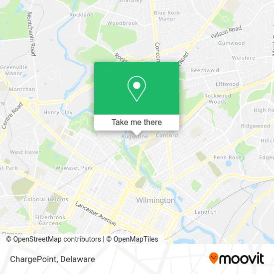 ChargePoint map