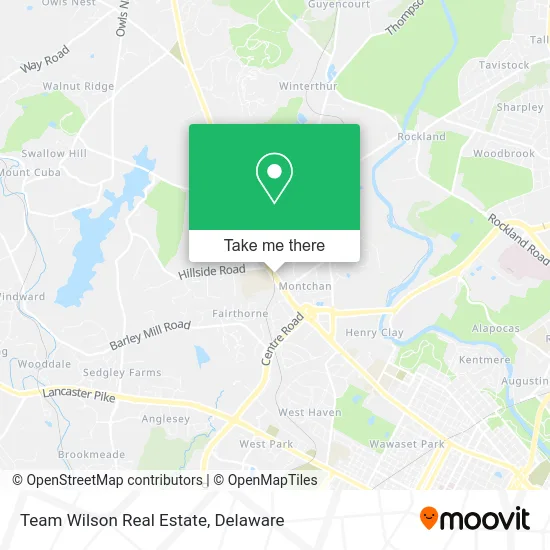 Team Wilson Real Estate map