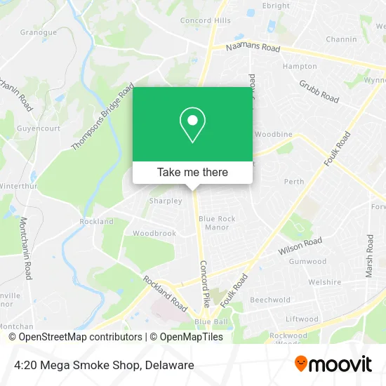 Mapa de 4:20 Mega Smoke Shop