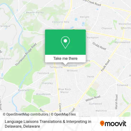 Language Liaisons Translations & Interpreting in Delaware map