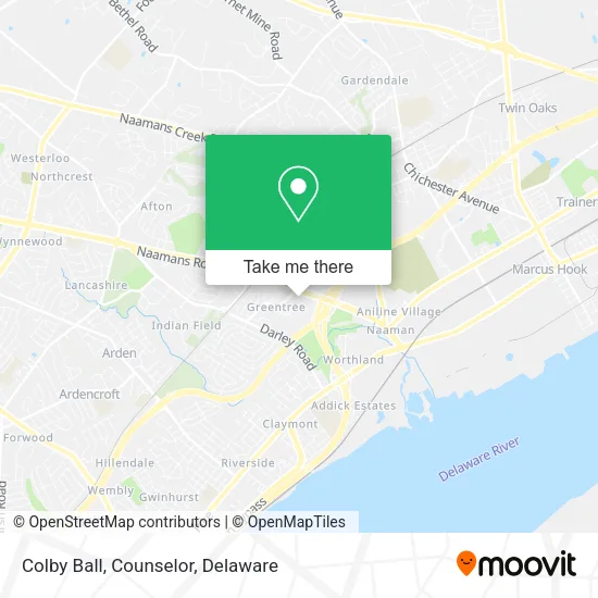 Mapa de Colby Ball, Counselor