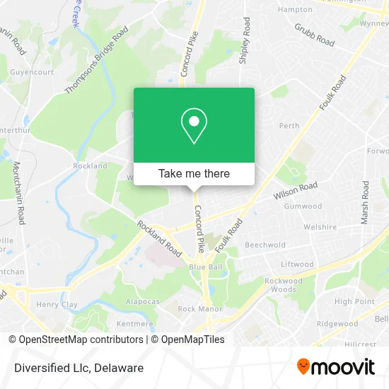 Diversified Llc map
