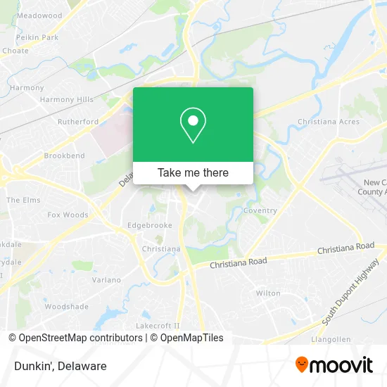 Dunkin' map