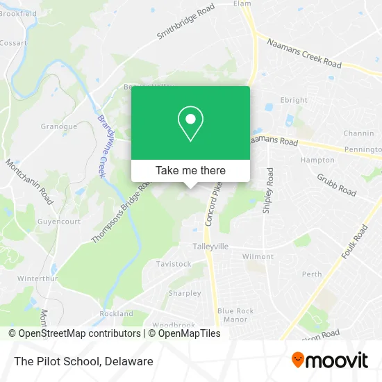 The Pilot School map