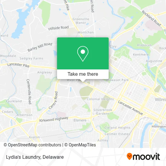 Lydia's Laundry map