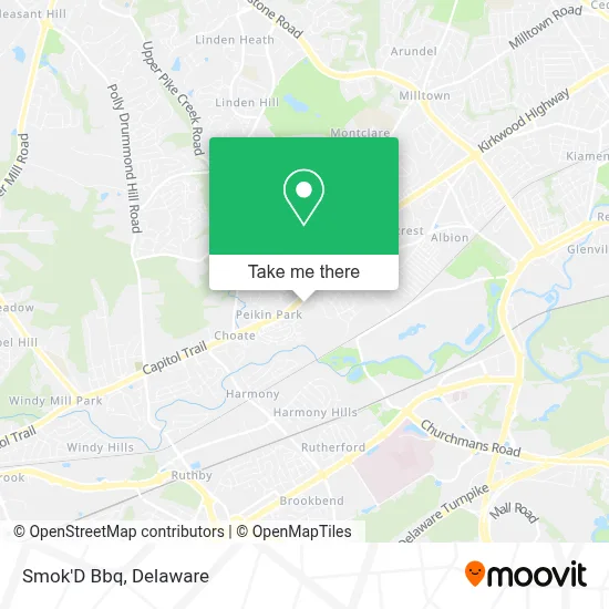 Smok'D Bbq map