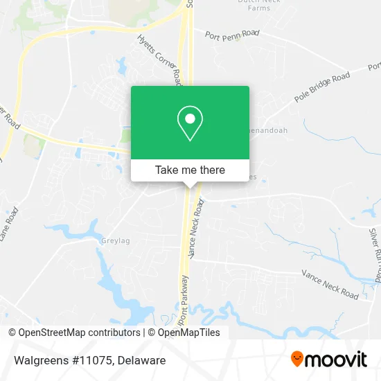 Walgreens #11075 map