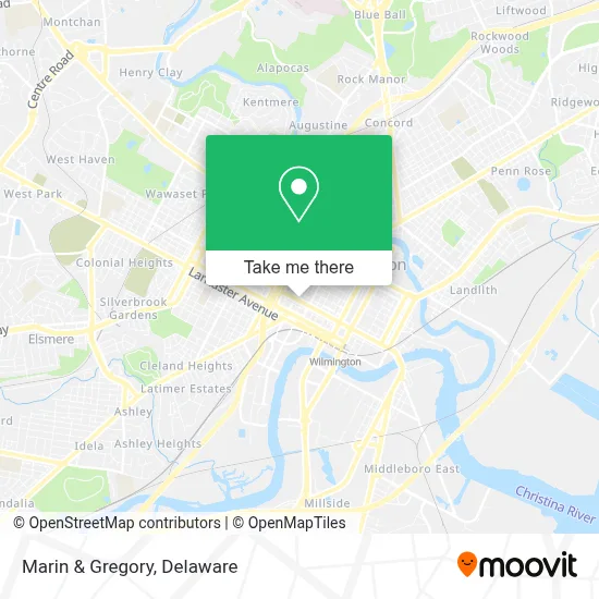 Marin & Gregory map