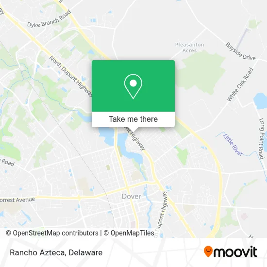 Rancho Azteca map