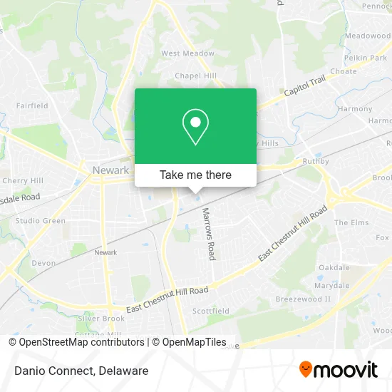 Danio Connect map